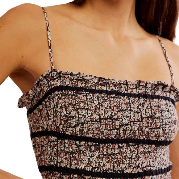 Free People Bali Checked Out Printed Romper
Style#: OB2004675 - Picture 4 of 10